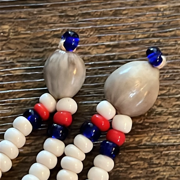 Native American vintage glass bead belt